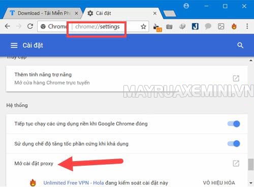 cách đổi IP Việt Nam trên Chrome