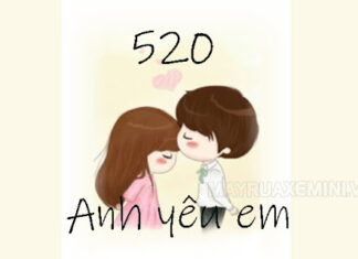 520 có ý nghĩa tương tự “Anh yêu em”