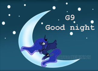 G9 là kí hiệu của từ “Good night” trong tiếng Anh