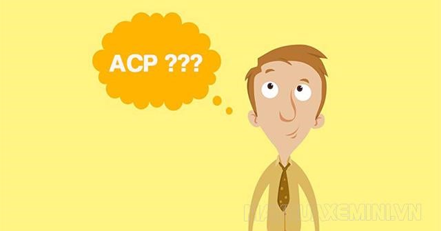ACP là viết tắt của nhiều từ, cụm từ tiếng Anh có nghĩa khác nhau