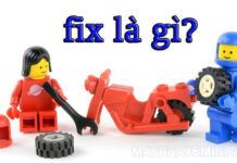 Fix được dùng nhiều nhất với nghĩa là sửa chữa