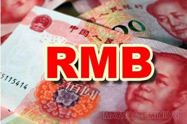 RMB là đơn vị tiền tệ Trung Quốc